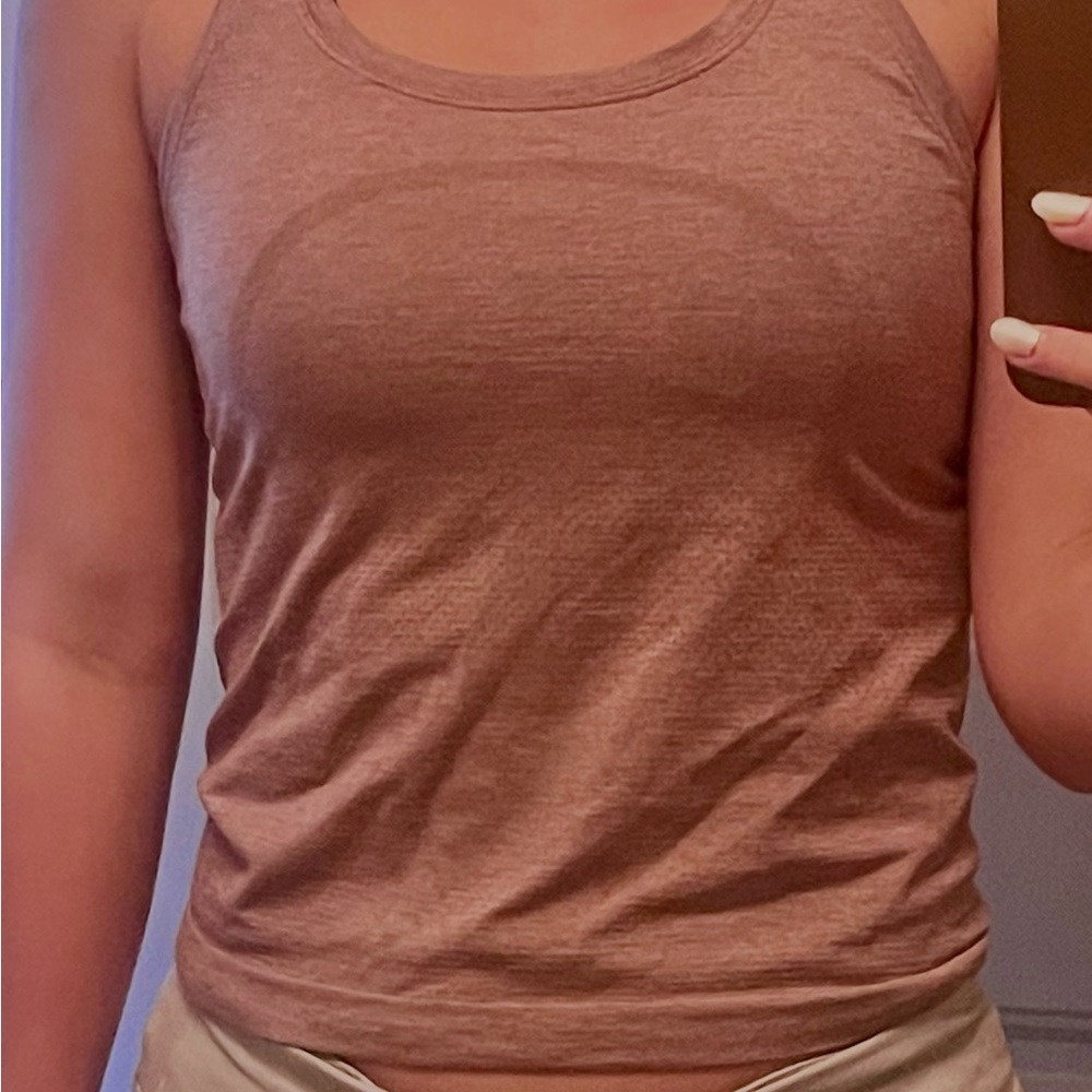 LULULEMON Swiftly Tech Racerback Tank Top 2.0- Waist Length, in twilight rose - Picture 6 of 6